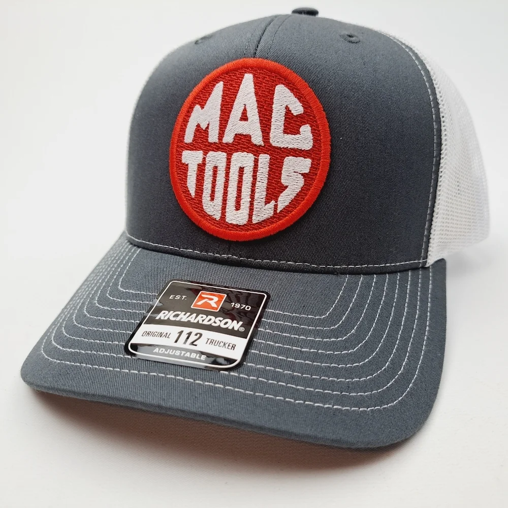 MAC Tools Richardson 112 Trucker Embroidered Patch Mesh Snapback Cap Hat…